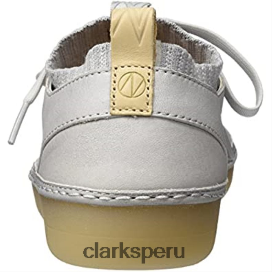 Zapatillas bajas Clarks Nature IV para mujer azul piel azul hielo mujer Clarks 40N4LX2290 cuero azul hielo azul