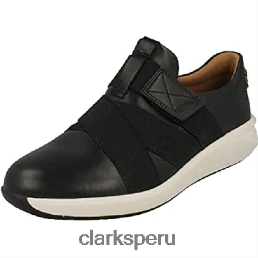Zapatillas bajas de mujer un rio de piel negra clarks mujer Clarks 40N4LX220 cuero negro