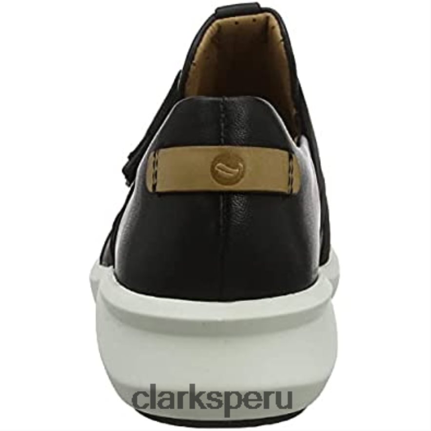 Zapatillas bajas de mujer un rio de piel negra clarks mujer Clarks 40N4LX220 cuero negro