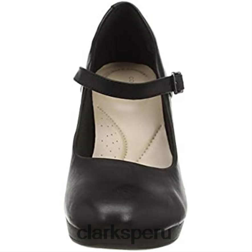 Zapatos de salón Clarks Ambir Shine para mujer negros mujer Clarks 40N4LX824 cuero negro