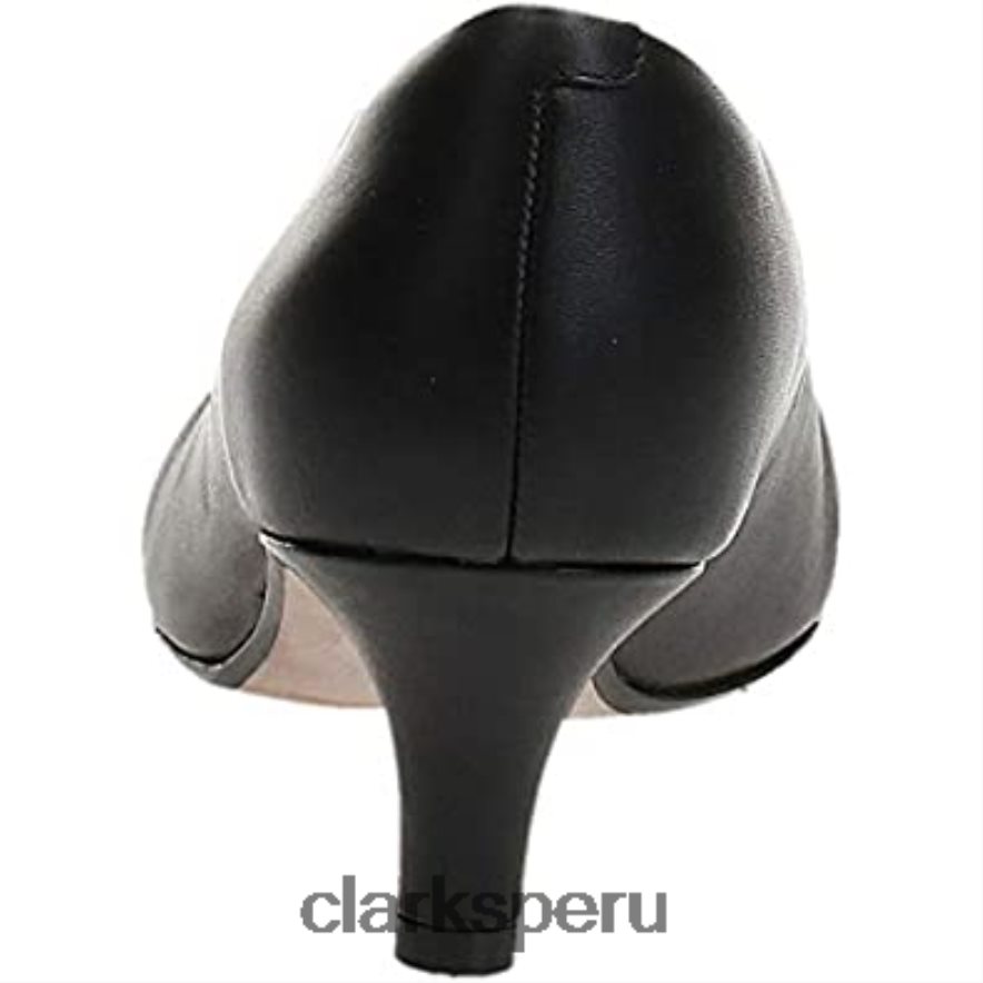 Zapatos de salón Linvale Crown para mujer de piel negra clarks mujer Clarks 40N4LX2238 cuero negro