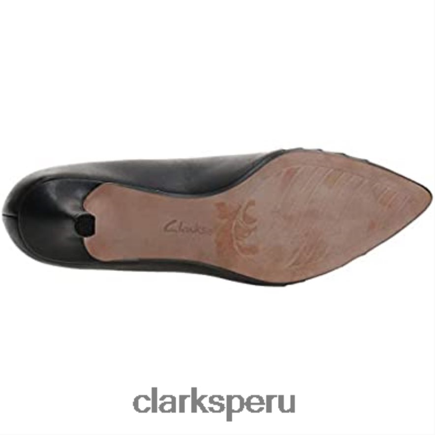 Zapatos de salón Linvale Crown para mujer de piel negra clarks mujer Clarks 40N4LX2238 cuero negro