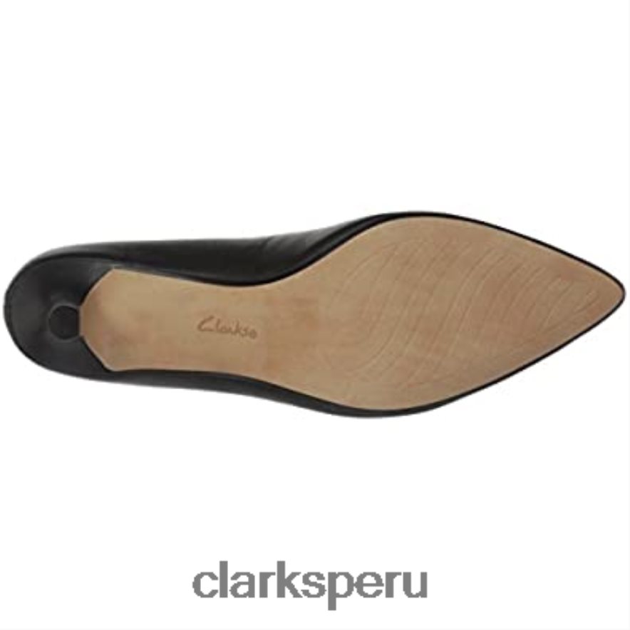Zapatos de salón clarks linvale jerica de piel negra para mujer mujer Clarks 40N4LX1400 cuero negro