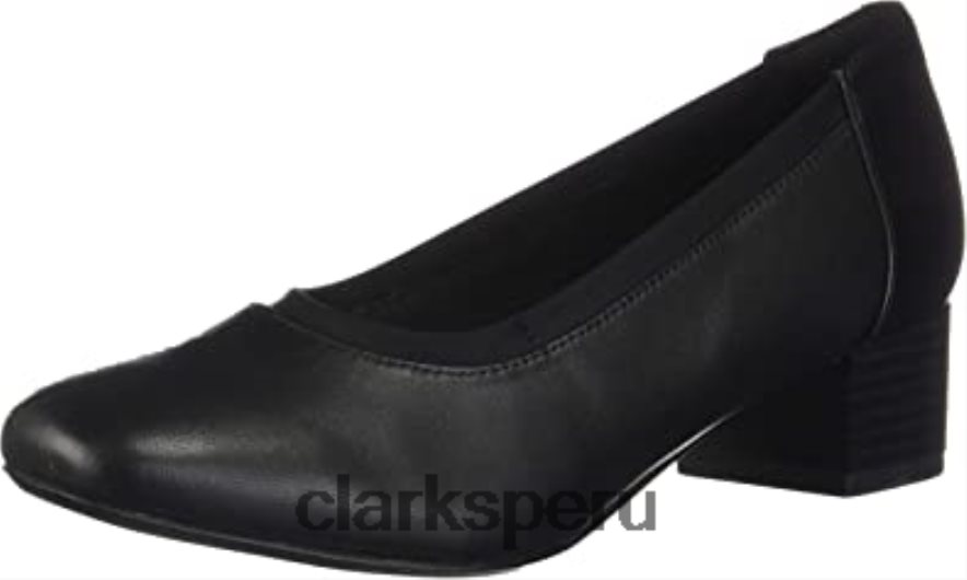 Zapatos de tacón Clarkli Fame de cuero negro para mujer mujer Clarks 40N4LX2915 cuero negro