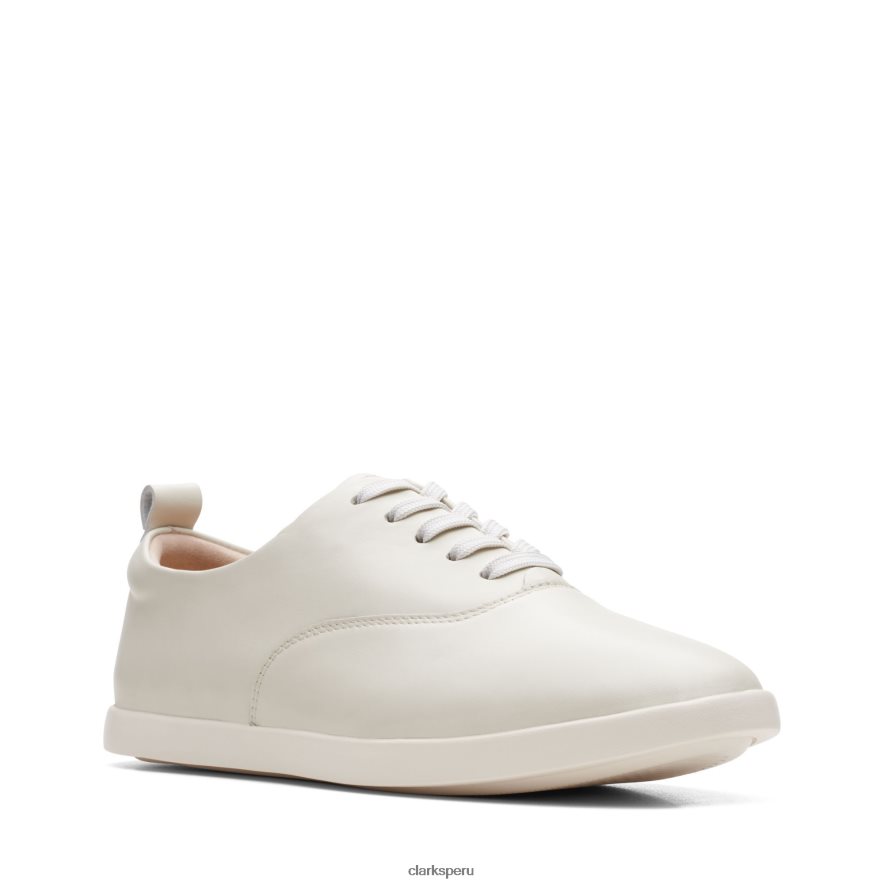 clarks ace lite tie cuero blanco mujer Clarks 40N4LX2998 cuero blanco