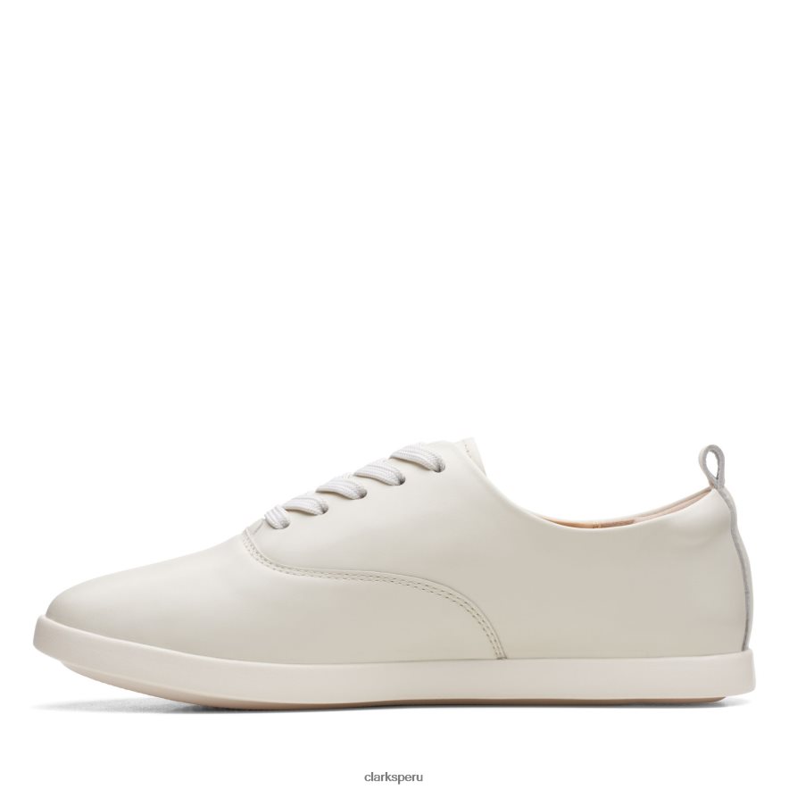 clarks ace lite tie cuero blanco mujer Clarks 40N4LX2998 cuero blanco