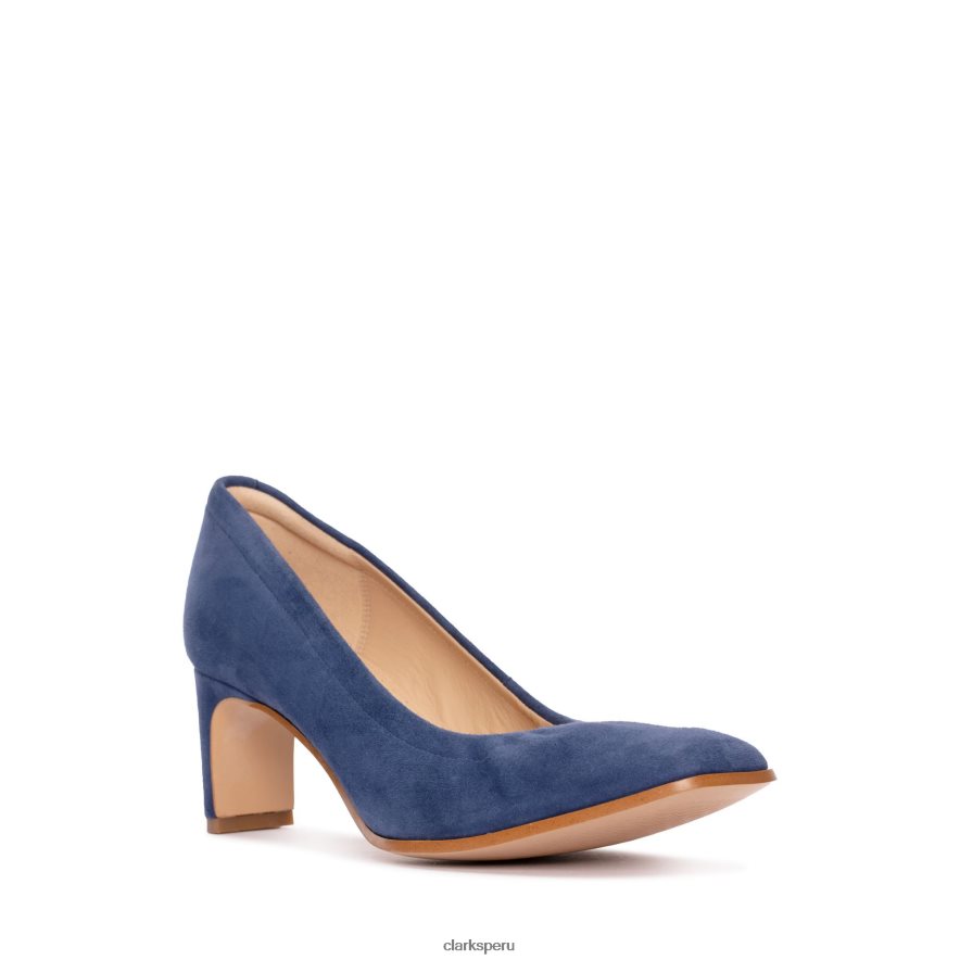 clarks ante azul seren 55 soft mujer Clarks 40N4LX3024 gamuza azul