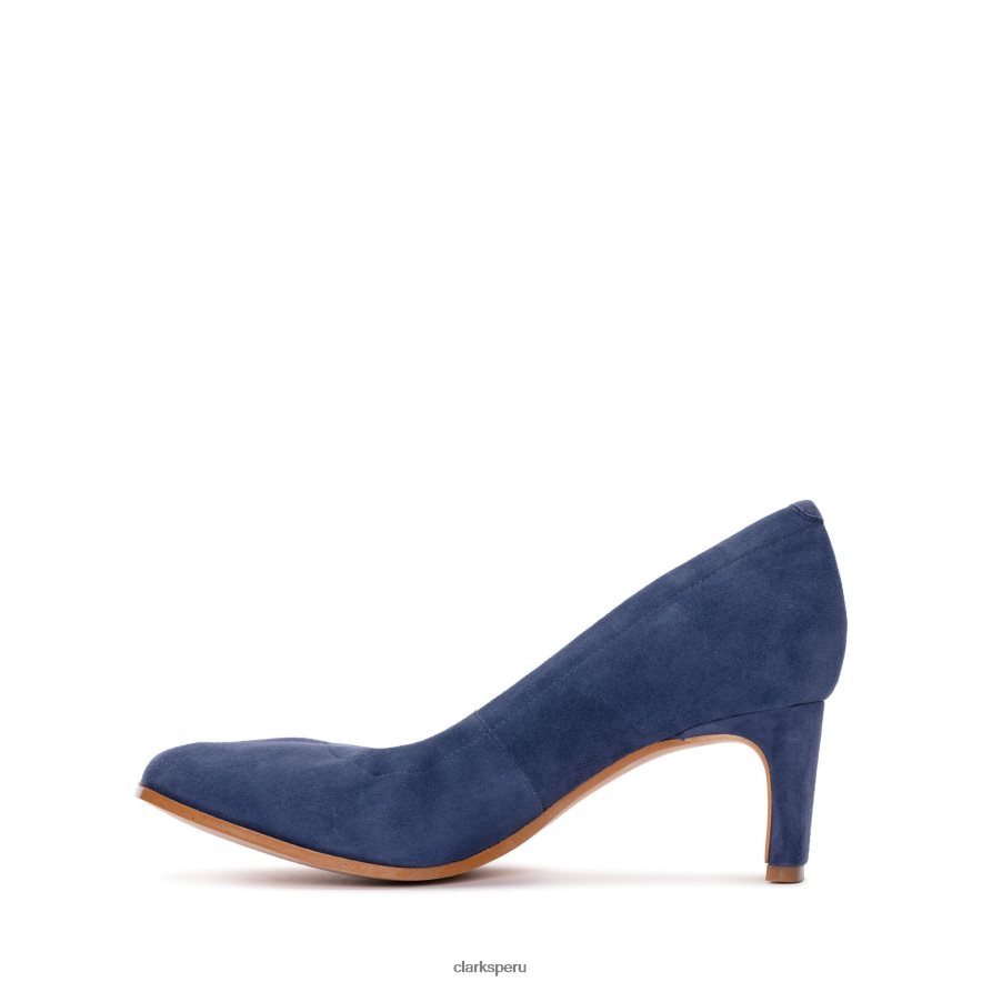 clarks ante azul seren 55 soft mujer Clarks 40N4LX3024 gamuza azul