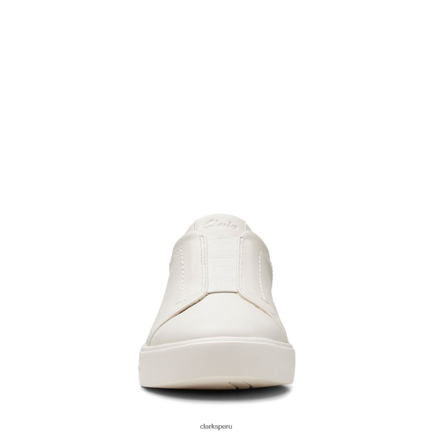 clarks de cuero blanco un maui easy mujer Clarks 40N4LX3056 cuero blanco