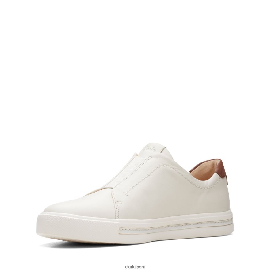 clarks de cuero blanco un maui easy mujer Clarks 40N4LX3056 cuero blanco