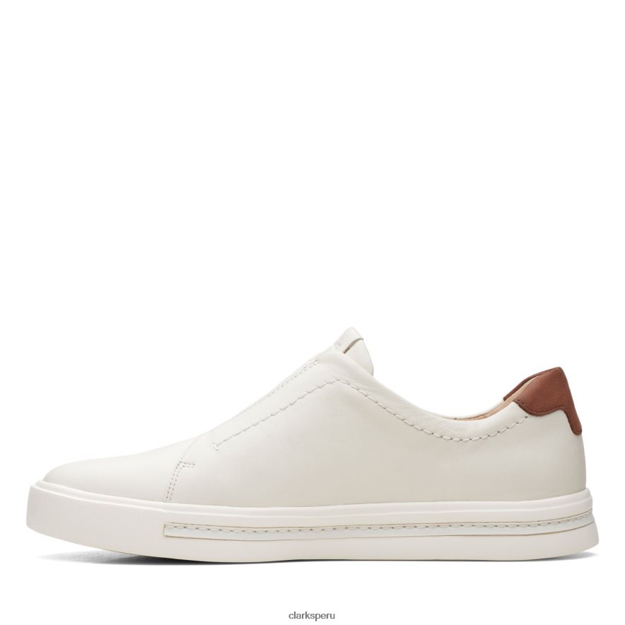 clarks de cuero blanco un maui easy mujer Clarks 40N4LX3056 cuero blanco