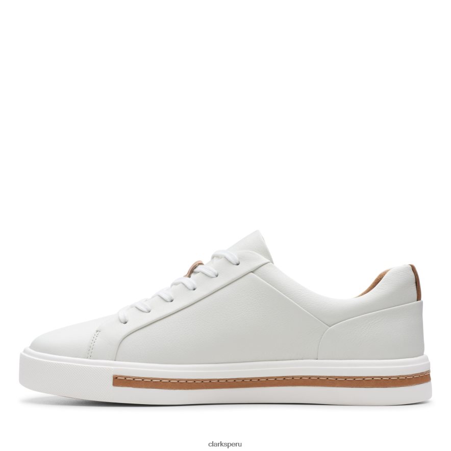 clarks de cuero blanco un maui lace mujer Clarks 40N4LX3032 cuero blanco