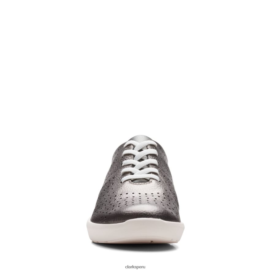 clarks de cuero de peltre kayleigh aster mujer Clarks 40N4LX3262 cuero peltre