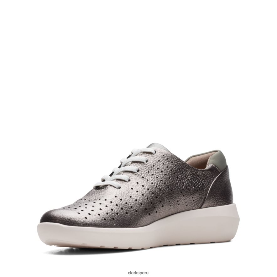 clarks de cuero de peltre kayleigh aster mujer Clarks 40N4LX3262 cuero peltre