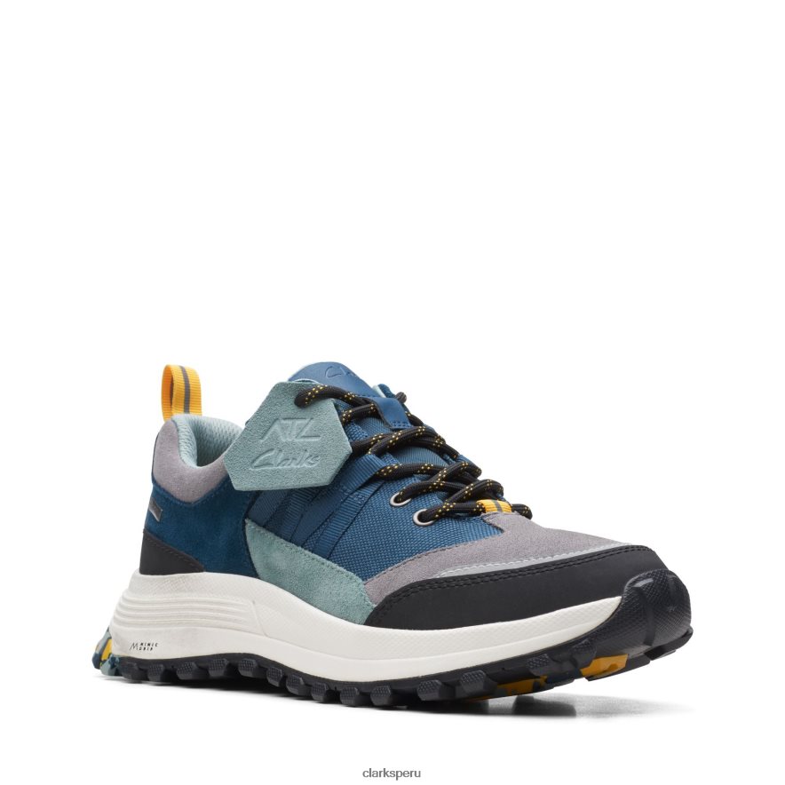 clarks teal combi atl trek path gtx mujer Clarks 40N4LX3041 combinación verde azulado