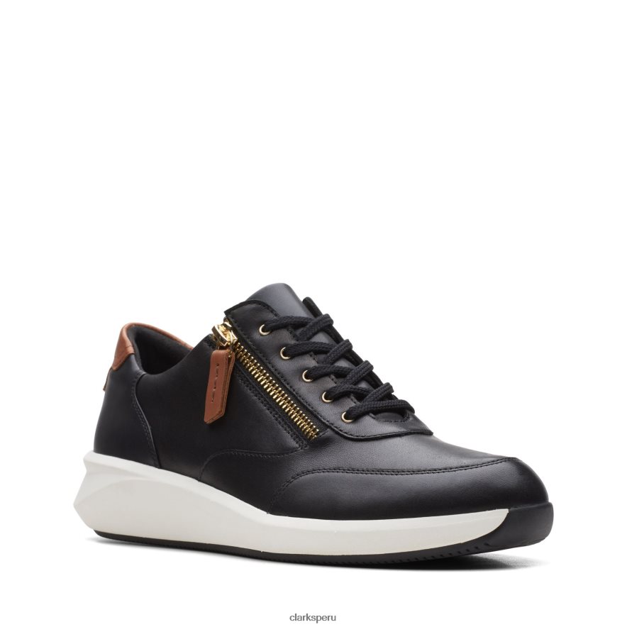 clarks un rio zip cuero negro mujer Clarks 40N4LX3026 cuero negro