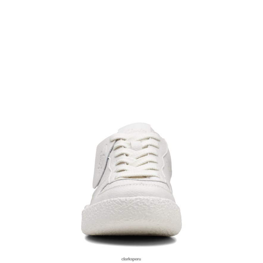 clarks white leather craft cup corte mujer Clarks 40N4LX3081 cuero blanco