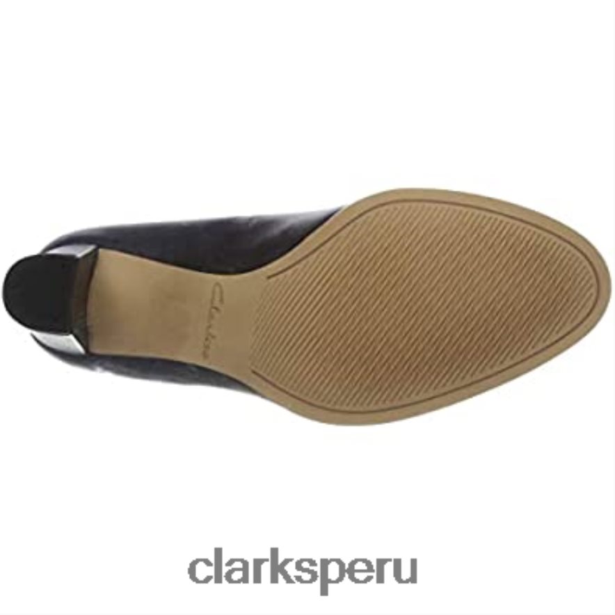 salón de mujer 26 1528764 clarks de cuero azul marino mujer Clarks 40N4LX526
