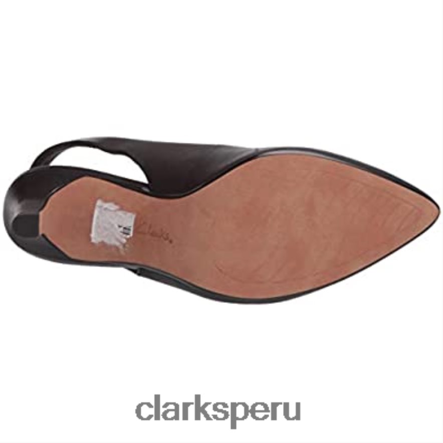 salón de mujer illeana poppy clarks cuero negro mujer Clarks 40N4LX1749 cuero negro