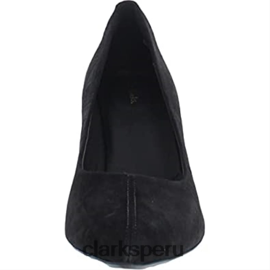 salón de mujer laina 85 court clarks ante negro mujer Clarks 40N4LX15 ante negro