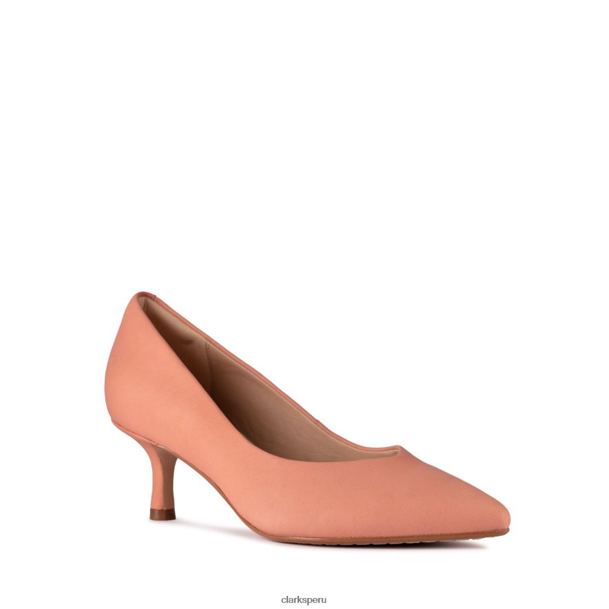 violeta 55 corte clarks coral claro mujer Clarks 40N4LX3269 coral claro