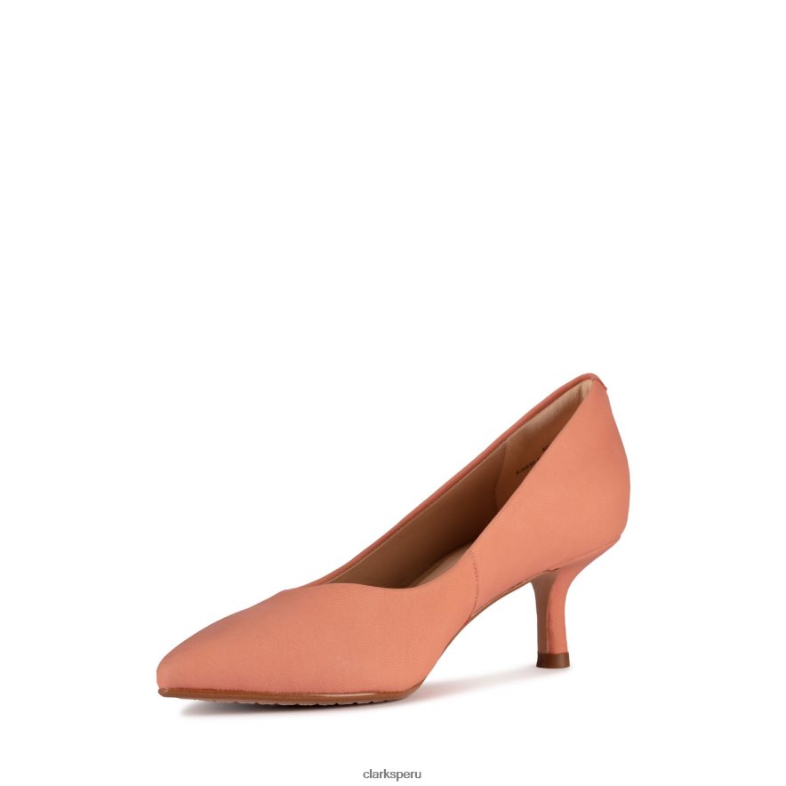 violeta 55 corte clarks coral claro mujer Clarks 40N4LX3269 coral claro