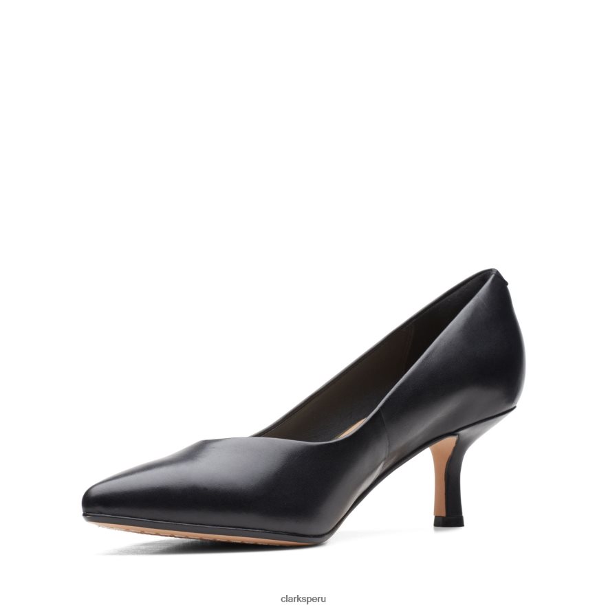 violeta 55 corte clarks cuero negro mujer Clarks 40N4LX3245 cuero negro