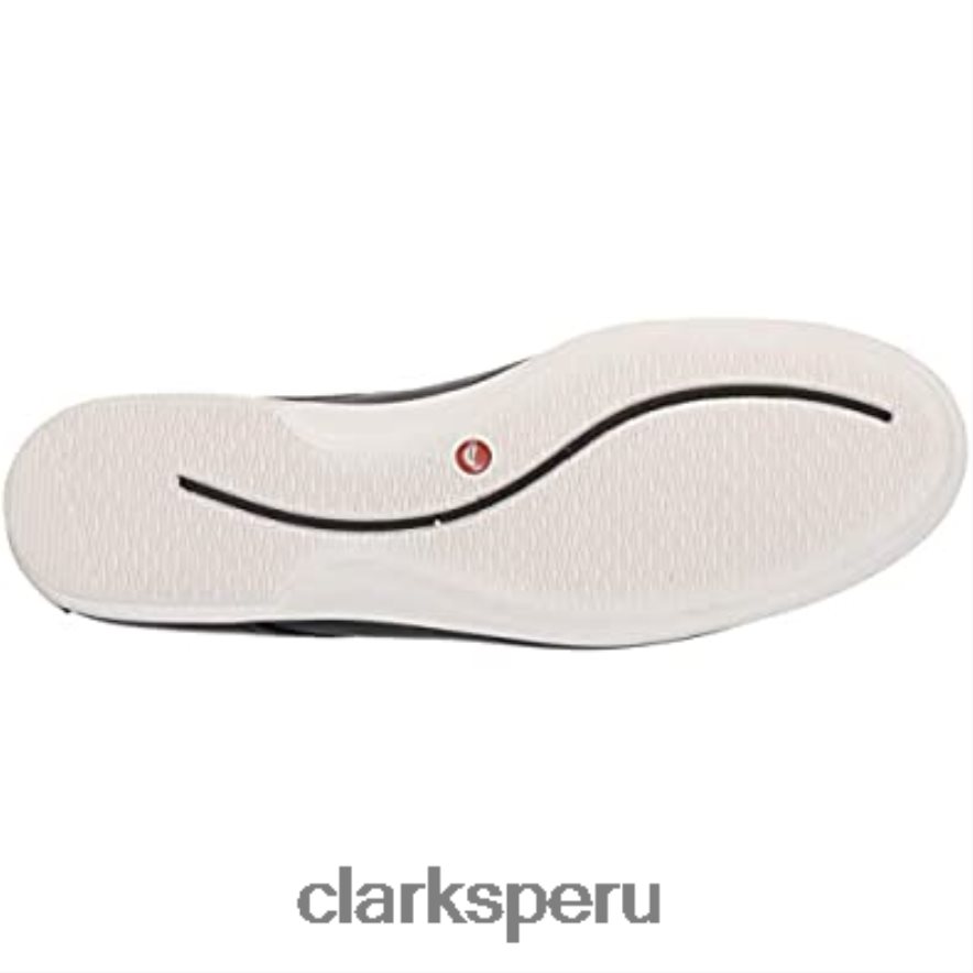 zapatilla de mujer con cordones coral clarks cuero negro mujer Clarks 40N4LX303 cuero negro