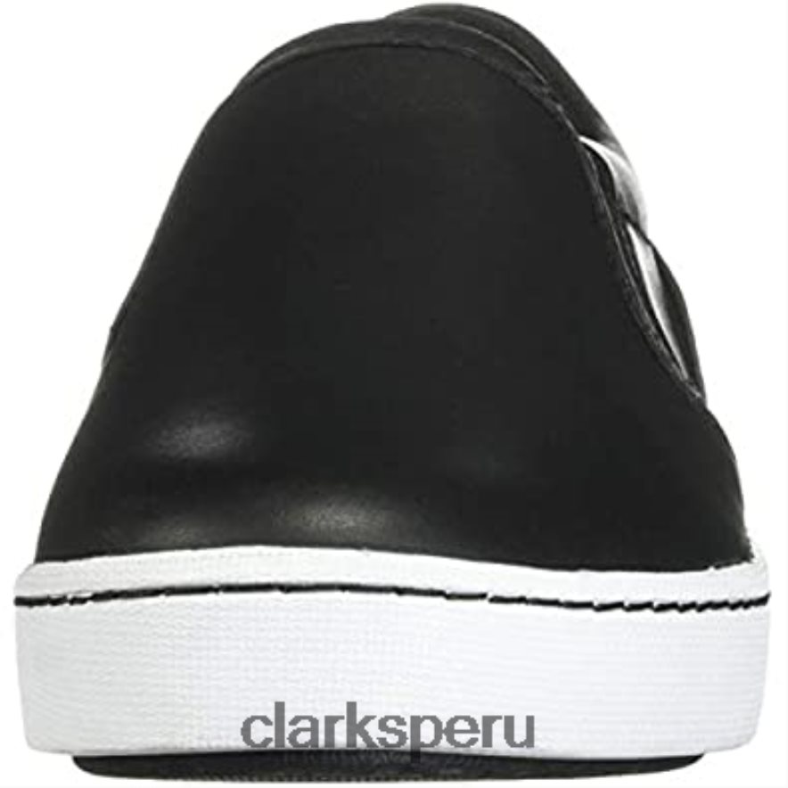 zapatilla de mujer pawley bliss clarks cuero negro mujer Clarks 40N4LX1045 cuero negro