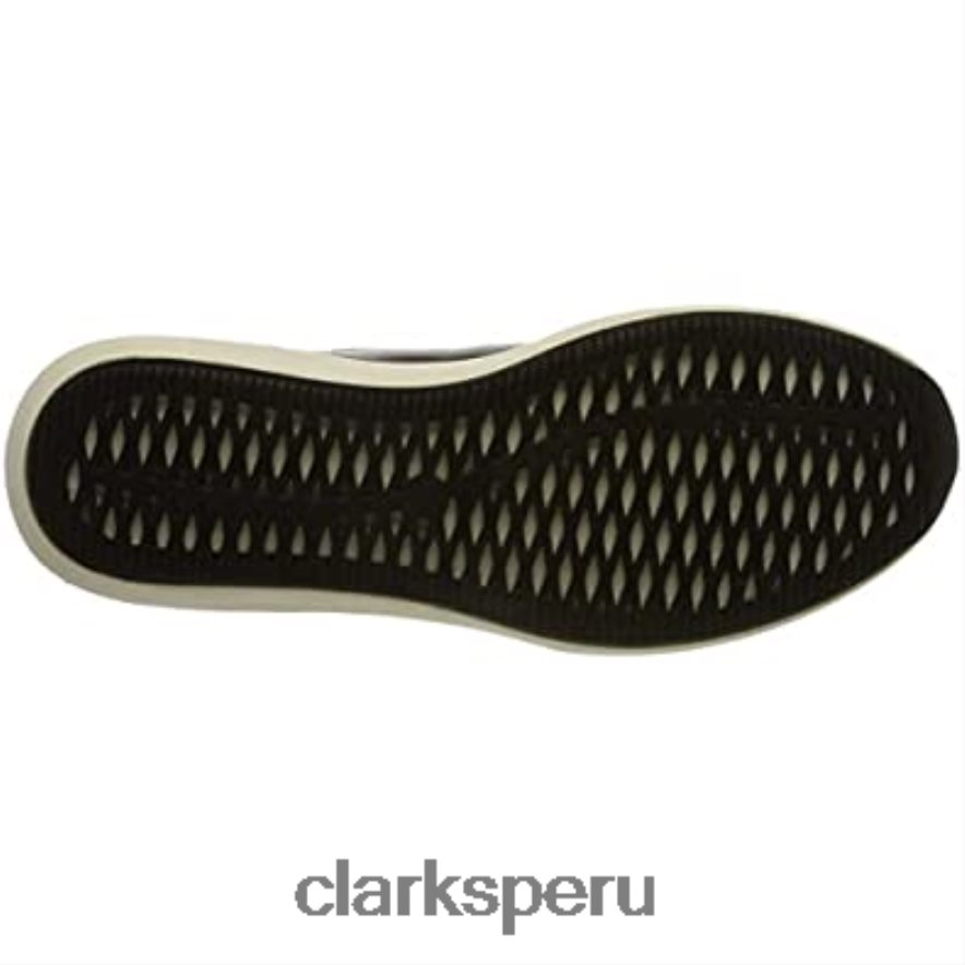 zapatilla un rio mix para mujer cuero azul marino clarks mujer Clarks 40N4LX2686 cuero azul marino