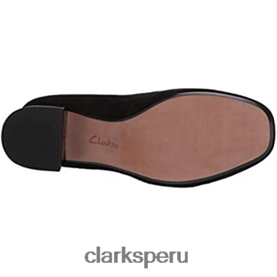zapatos de salón marilyn leah de ante negro para mujer clarks mujer Clarks 40N4LX516 ante negro