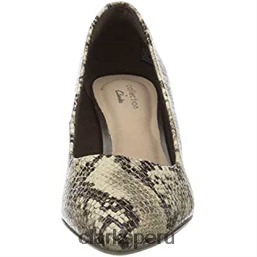 zapatos de tacón linvale jerica para mujer clarks gris topo serpiente topo serpiente mujer Clarks 40N4LX1743 serpiente gris topo serpiente topo