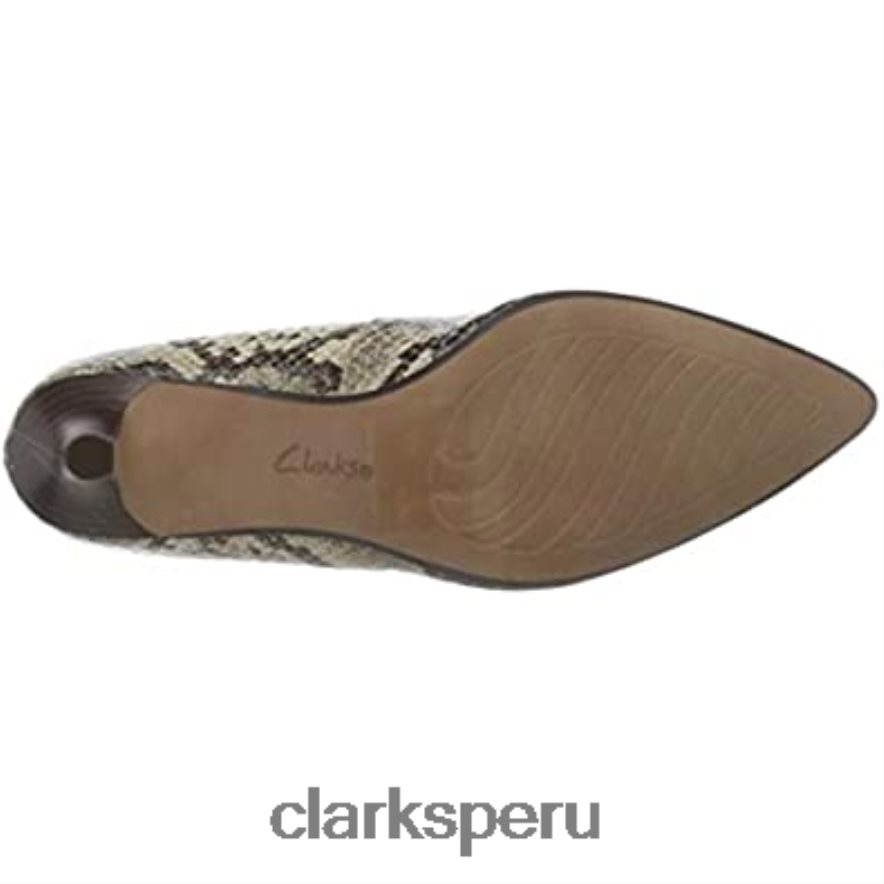zapatos de tacón linvale jerica para mujer clarks gris topo serpiente topo serpiente mujer Clarks 40N4LX1743 serpiente gris topo serpiente topo