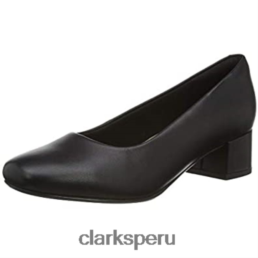 zapatos de tacón marilyn leah de cuero negro para mujer clarks mujer Clarks 40N4LX572 cuero negro