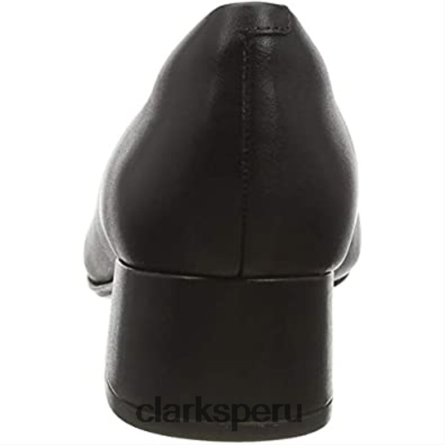 zapatos de tacón marilyn leah de cuero negro para mujer clarks mujer Clarks 40N4LX572 cuero negro