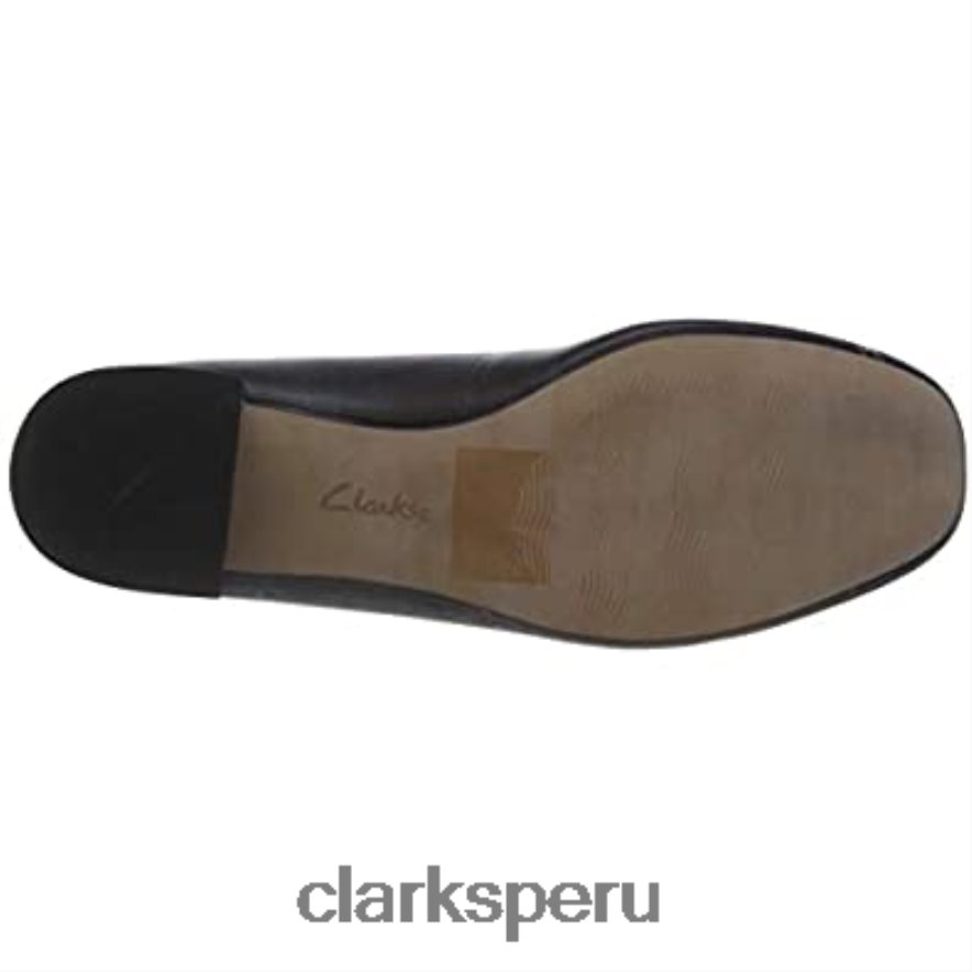 zapatos de tacón marilyn leah de cuero negro para mujer clarks mujer Clarks 40N4LX572 cuero negro