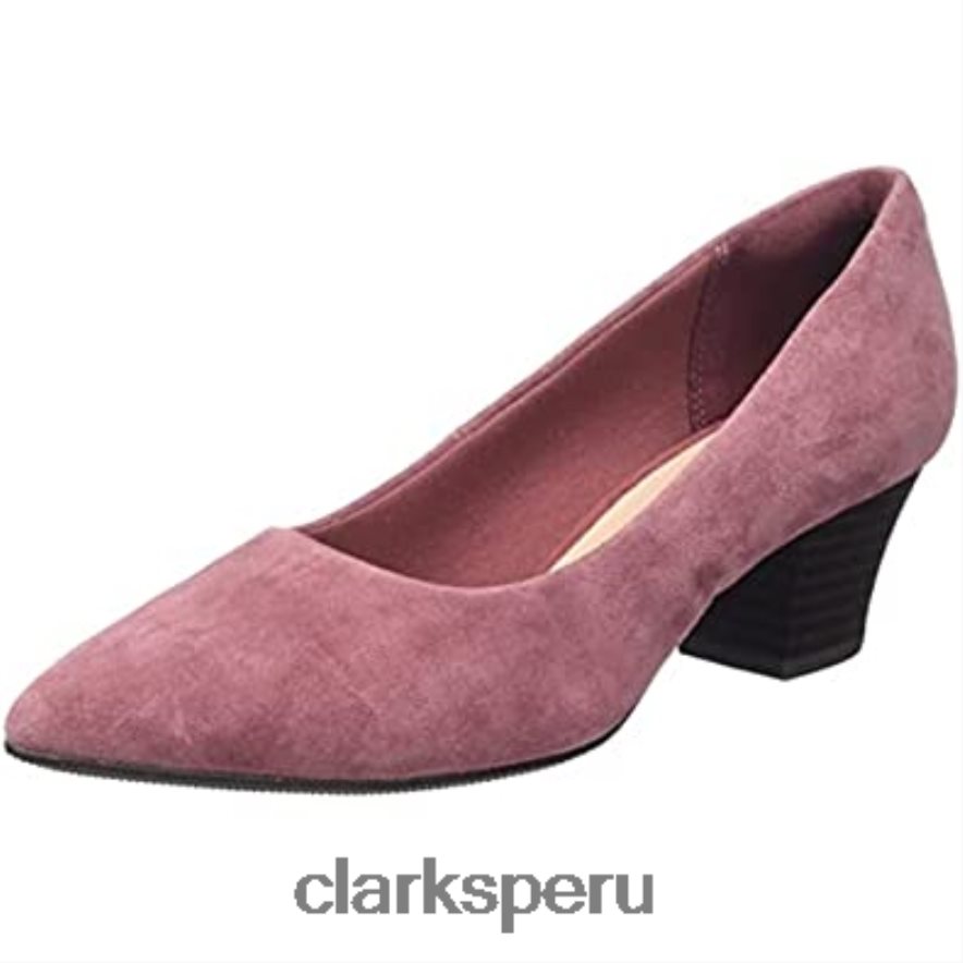 zapatos de tacón teresa para mujer clarks dark rose sde mujer Clarks 40N4LX1263