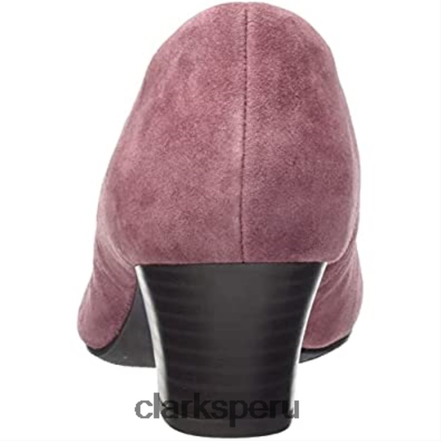 zapatos de tacón teresa para mujer clarks dark rose sde mujer Clarks 40N4LX1263