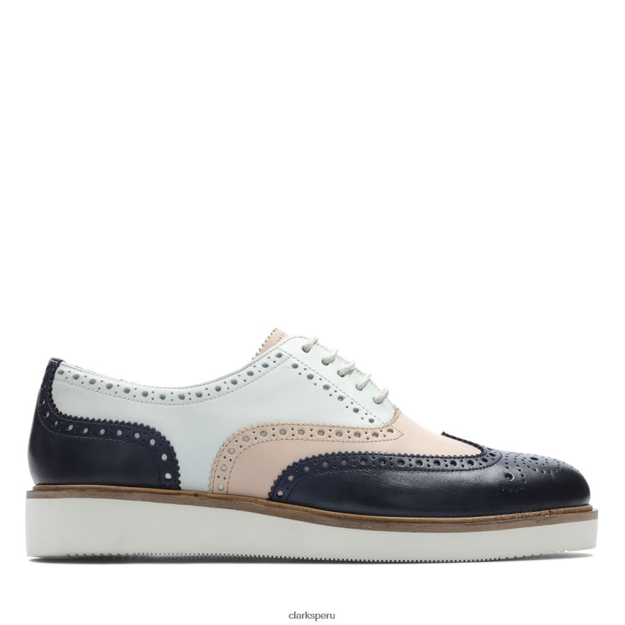 clarks baile brogue azul marino mujer Clarks 40N4LX3335 Armada