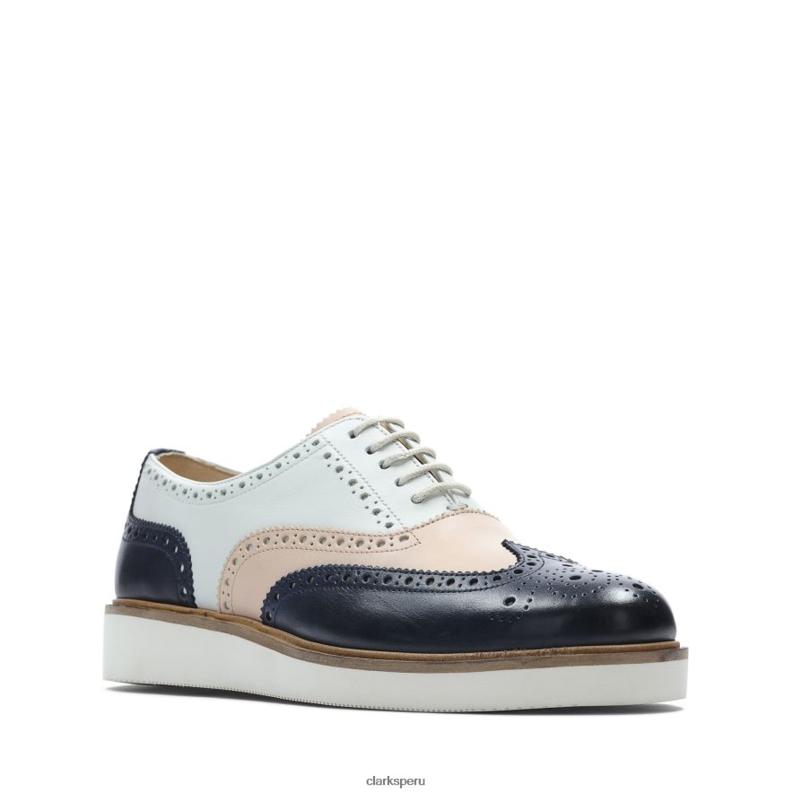 clarks baile brogue azul marino mujer Clarks 40N4LX3335 Armada