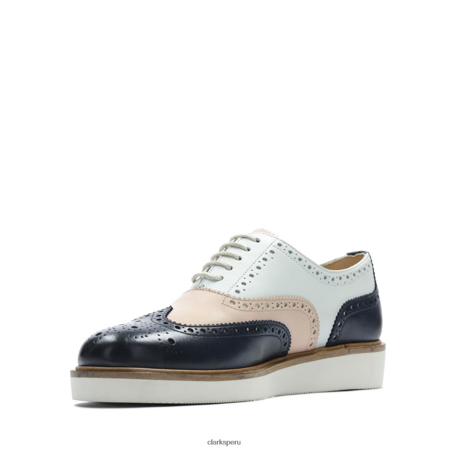 clarks baile brogue azul marino mujer Clarks 40N4LX3335 Armada