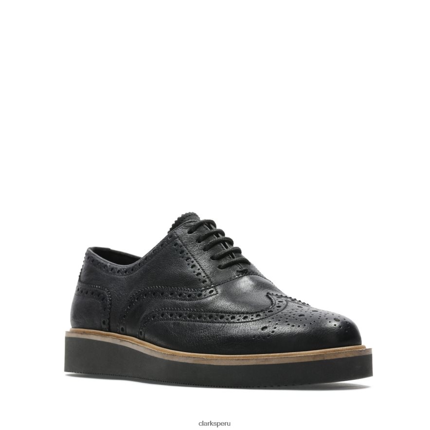 clarks baille brogue cuero negro mujer Clarks 40N4LX3370 cuero negro