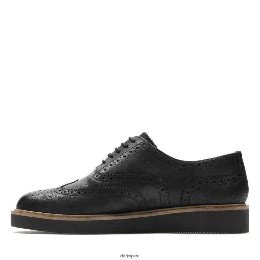 clarks baille brogue cuero negro mujer Clarks 40N4LX3370 cuero negro
