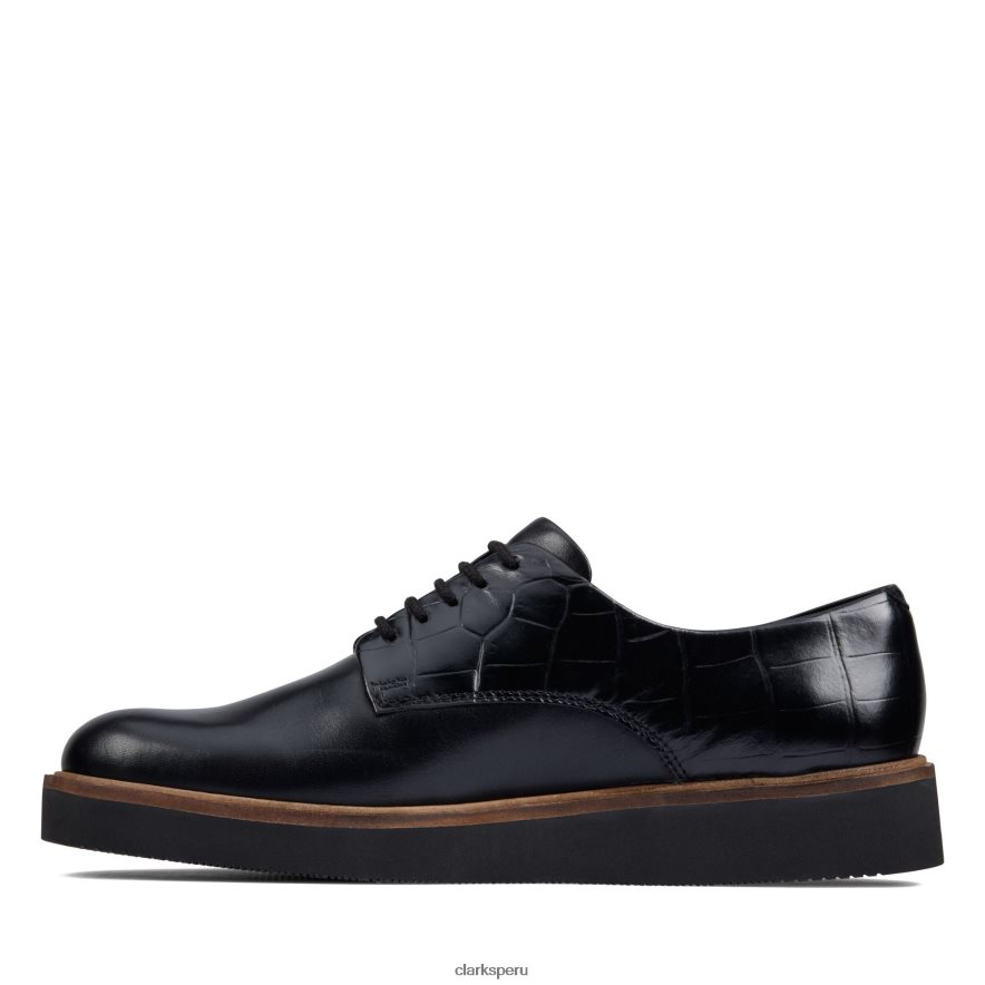 clarks punto cocodrilo negro mujer Clarks 40N4LX3308 cocodrilo negro