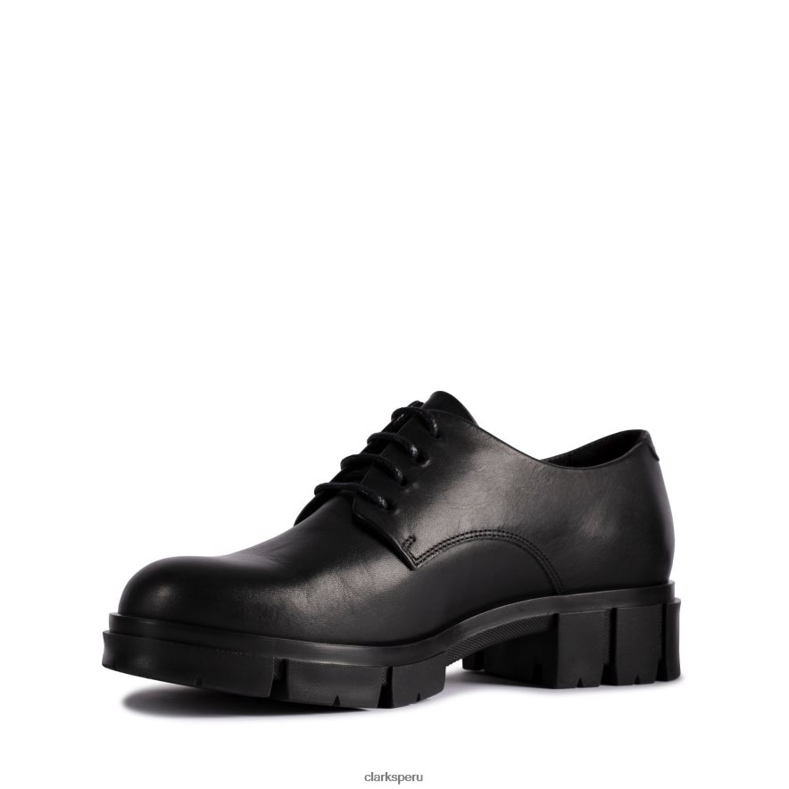 clarks teala de cuero negro encaje mujer Clarks 40N4LX3083 cuero negro