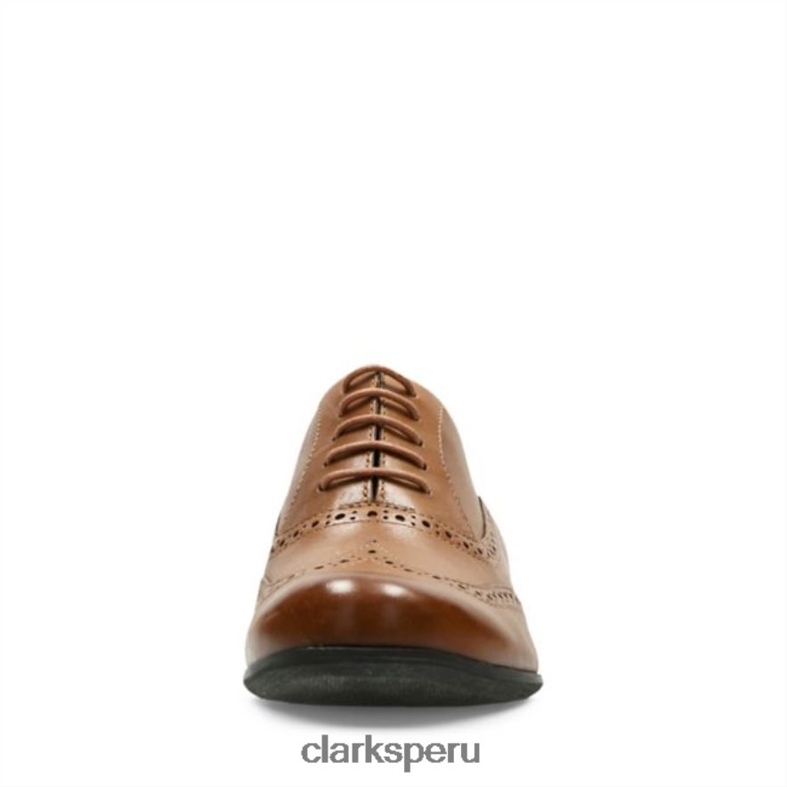 hamble roble cuero tostado oscuro clarks cuero tostado oscuro mujer Clarks 40N4LX5053 cuero bronceado oscuro