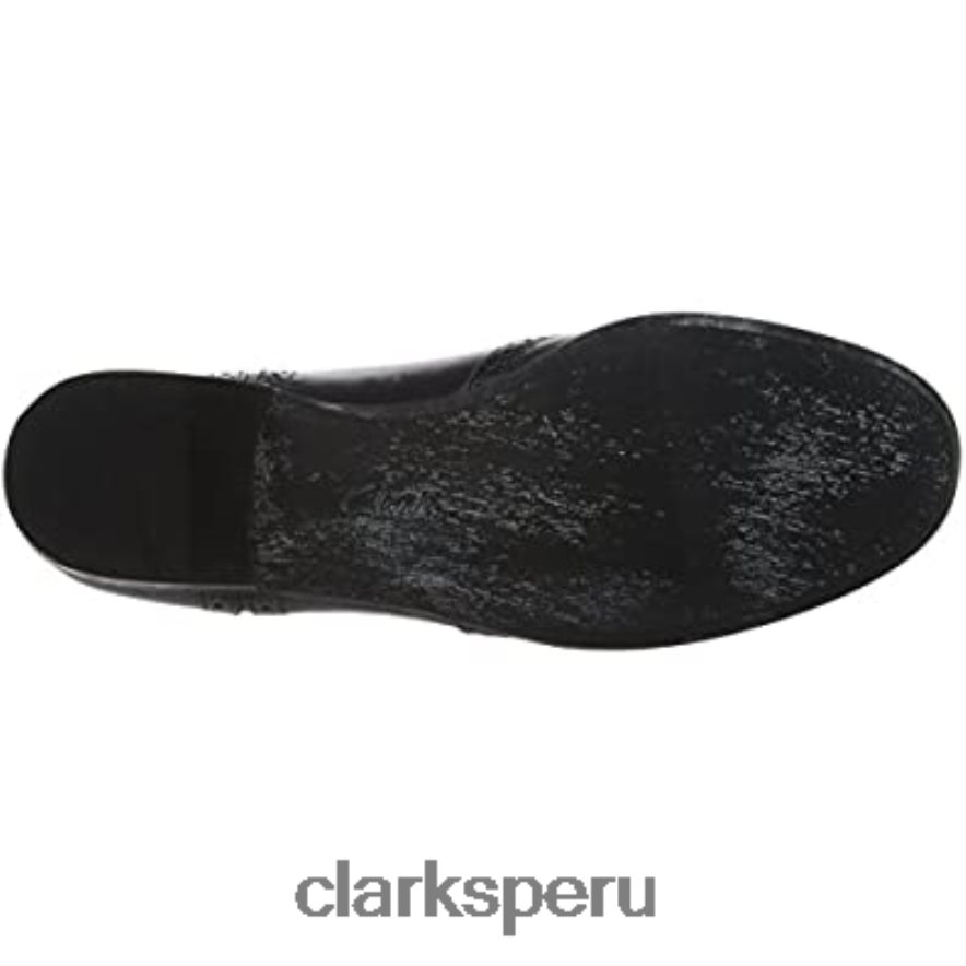 zapatos brogue clarks hamble oak mujer cuero negro mujer Clarks 40N4LX634 cuero negro