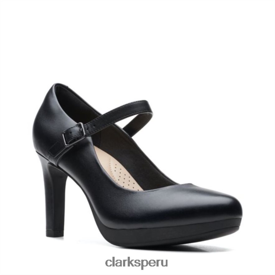 cuero negro clarks ambir brillo cuero negro mujer Clarks 40N4LX6304 cuero negro