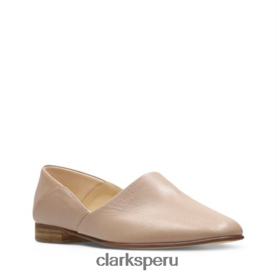 Clarks cuero rosa claro tono puro mujer Clarks 40N4LX4264 cuero rosa claro
