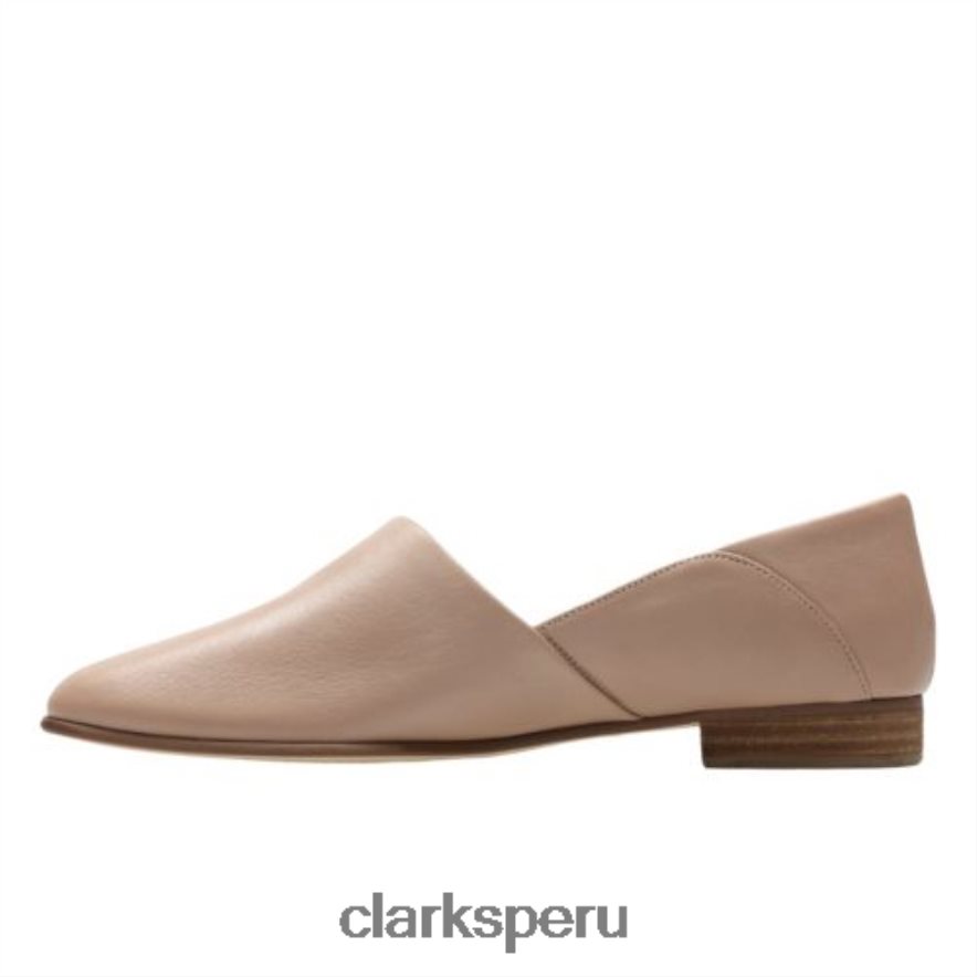 Clarks cuero rosa claro tono puro mujer Clarks 40N4LX4264 cuero rosa claro